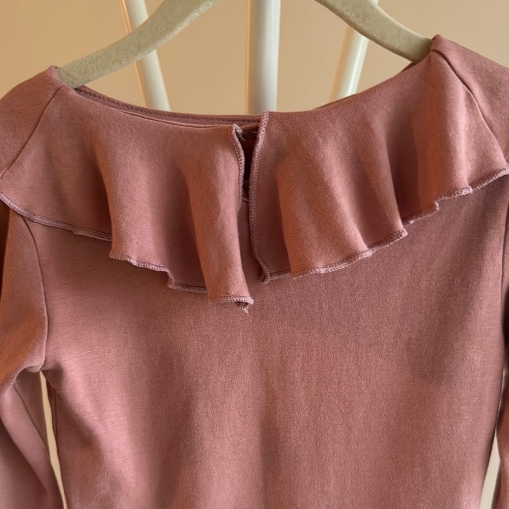 Ouef Ruffle Collar Top - Picture 11 of 12